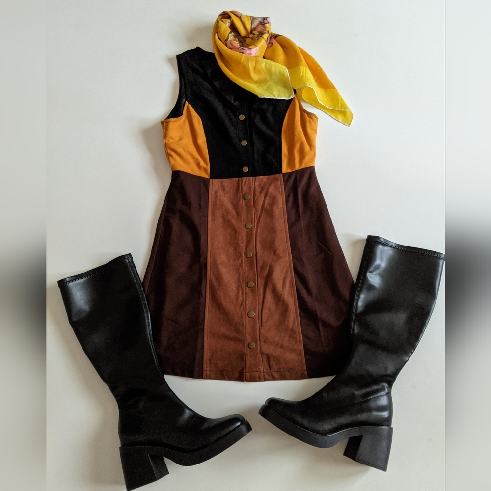 Mod Colorblock Shift Dress